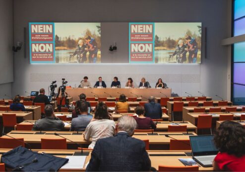 Allianz gegen das neue Zivildienstgesetz hat Kampagne lanciert